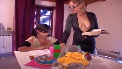 Step mommy turns her not Step daughter into a whore 3