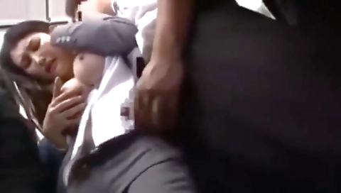 Asiatica Follada en el metro