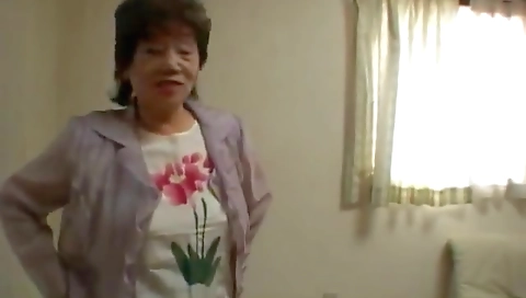 65 Asian Granny Bath