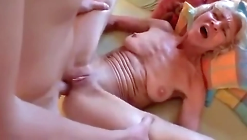 Granny with young man