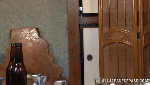 Mio Takahashi hot Asian milf in kimono gets hard fucked