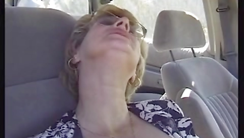 Granny in Car