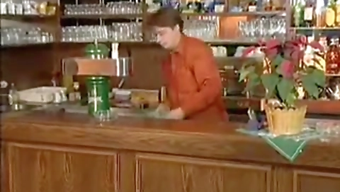 Big Bbw granny fucked at the bar